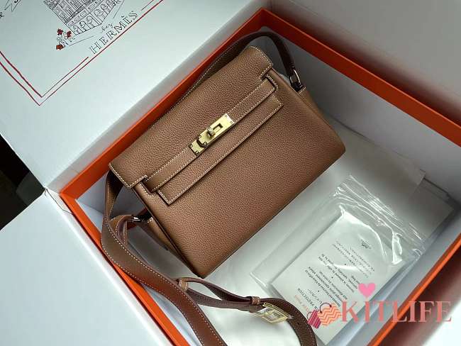 kitlife hermes kelly messenger Brown Bag - 22 x 13 x 7 cm USD 790.00  - 1