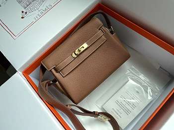 kitlife hermes kelly messenger Brown Bag - 22 x 13 x 7 cm USD 790.00 