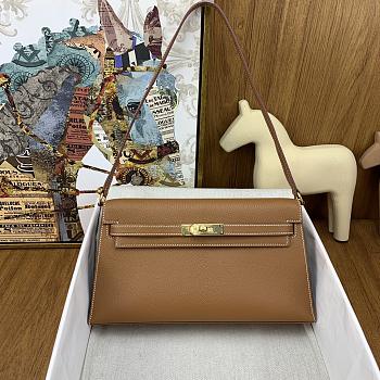 Kitlife Hermes kelly Elan Brown Bag - 27 cm