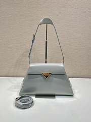 Kitlife Prada Medium brushed leather handbag Blue - 34 x 19 x 8 cm - 1