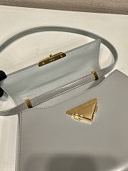 Kitlife Prada Medium brushed leather handbag Blue - 34 x 19 x 8 cm - 5