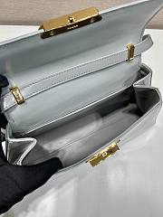 Kitlife Prada Medium brushed leather handbag Blue - 34 x 19 x 8 cm - 4