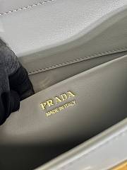 Kitlife Prada Medium brushed leather handbag Blue - 34 x 19 x 8 cm - 3