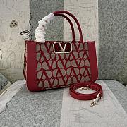 kitlife Valentino Garavani VLogo Signature handbag red - 35x22x16 cm - 1