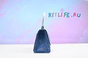 Kitlife BALENCIAGA Hourglass XS Handbag in Denim Printed in Blue - 23 x 15 x 10 cm - 6