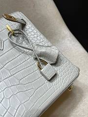 Kitlife Hermes Birkin Matte White Leather - 25cm - 6