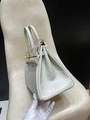 Kitlife Hermes Birkin Matte White Leather - 25cm - 2