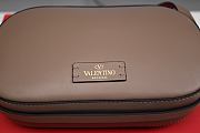 Valentino Garavani VLOGO Leather Camera Bag Rose Cannelle – 2500# – 25x15.5x6cm - 3