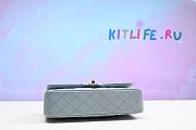 Kitlife Chanel Caviar leather Flap in light blue with gold - 25 cm - 3