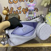Kitlife Louis Vuitton the Mahina Baia MM bag Violet - 26 x 17 x 7.5 cm - 3
