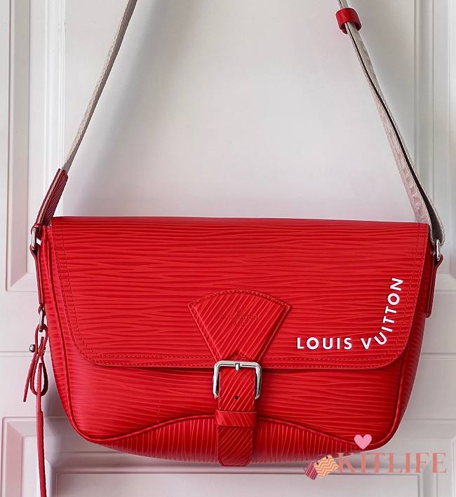 Kitlife Louis Vuitton Montsouris Epi Red Bag - 34 x 19 x 11 cm - 1