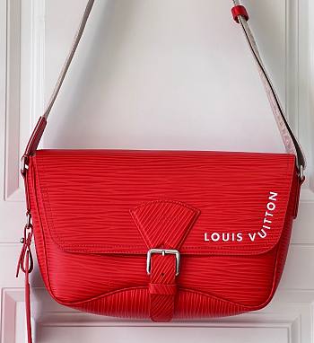 Kitlife Louis Vuitton Montsouris Epi Red Bag - 34 x 19 x 11 cm