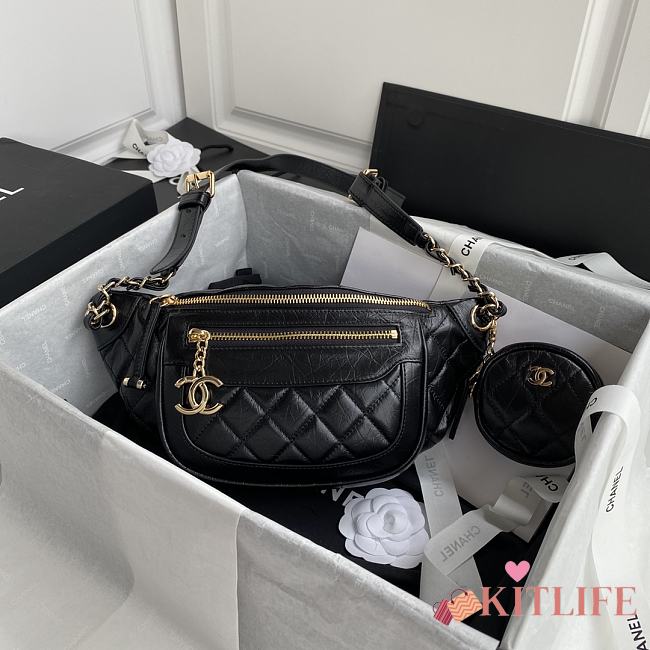 kitlife Chanel waist bag Black - 34x15x6 cm - 1