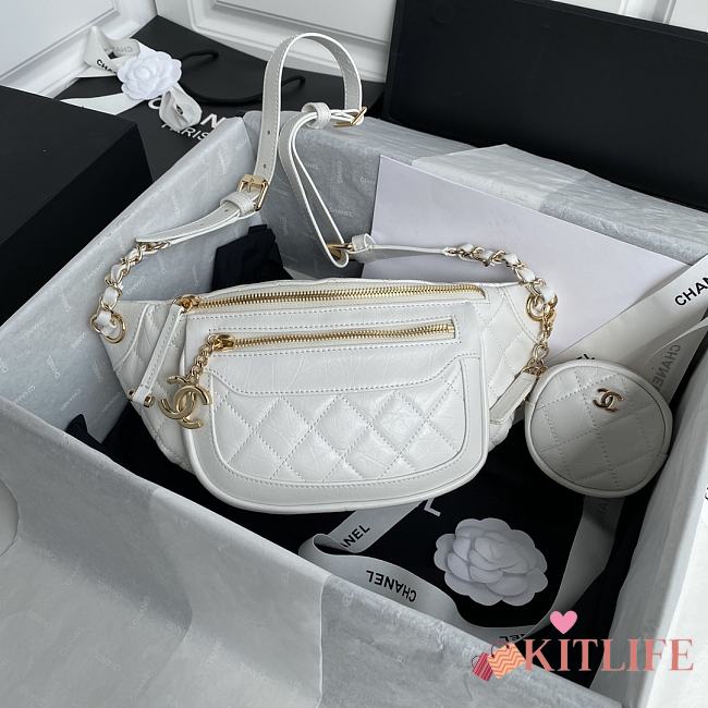 kitlife Chanel waist bag White - 34 x 15 x 6 cm - 1