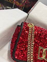 Kitlife Dolce & Gabbana 3.5 sequin-embellished shoulder bag - 001 - 25 x 8 x 15 cm - 6