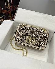 Kitlife Dolce & Gabbana 3.5 sequin-embellished shoulder bag - 002 - 25 x 8 x 15 cm - 6