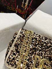 Kitlife Dolce & Gabbana 3.5 sequin-embellished shoulder bag - 002 - 25 x 8 x 15 cm - 4