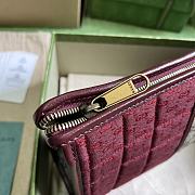 KITLIFE MINI GUCCI CANVAS POUCH RED BAG - 26 X 20 X 6 CM - 6