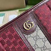 KITLIFE MINI GUCCI CANVAS POUCH RED BAG - 26 X 20 X 6 CM - 2