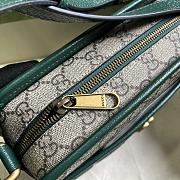 Kitlife Gucci mini Double G shoulder bag Green - 21 x 14 x 7 cm - 5