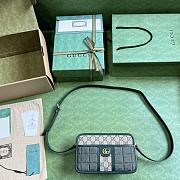 Kitlife Gucci mini Double G shoulder bag Green - 21 x 14 x 7 cm - 3