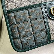 Kitlife Gucci mini Double G shoulder bag Green - 21 x 14 x 7 cm - 2