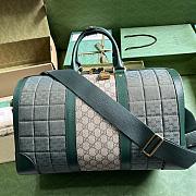 KITLIFE MINI GUCCI CANVAS SMALL DUFFLE BAG GREEN - 44 x 28.5 x 24.5 cm - 1