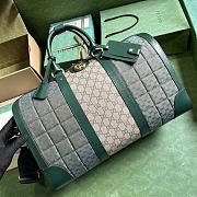 KITLIFE MINI GUCCI CANVAS SMALL DUFFLE BAG GREEN - 44 x 28.5 x 24.5 cm - 4