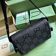 KITLIFE JUMBO GUCCI BABY CHANGING BAG BLACK - 44 X 28 X 14 CM - 2