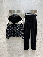 Kitlife Louis Vuitton Mixed Monogram Hooded Parka Black Clothing - 1/set - 2