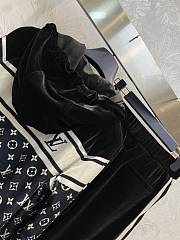 Kitlife Louis Vuitton Mixed Monogram Hooded Parka Black Clothing - 1/set - 6