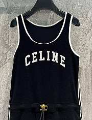 Kitlife CELINE ROMPER IN TERRY Clothing JERSEY BLACK / WHITE - SML - 3