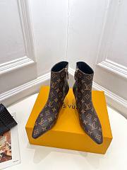 Kitlife Louis Vuitton Sparkle Ankle Boot Brown  000 - heel 6.5 cm - 2