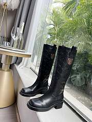 Kitlife Louis Vuitton hight Boots Black - 001 - 5