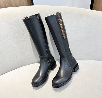 kitlife Louis Vuitton hight Boots Black - 002