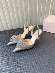 Kitlife MACH&MACH Silver Glitter Double Bow Heels - 000 - 9.5 cm - 1