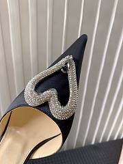 Kitlife MACH&MACH Black Glitter Double Bow Heels - 001 - 9.5 cm - 4