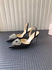 Kitlife MACH&MACH Black Glitter Double Bow Heels - 003 - 9.5 cm - 1