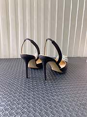 Kitlife MACH&MACH Black Glitter Double Bow Heels - 003 - 9.5 cm - 2