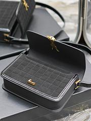 kitlife SAINT LAURENT Solferino Small suede crossbody bag - 23x16x6 cm - 4