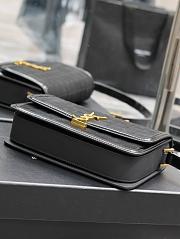 kitlife SAINT LAURENT Solferino Small suede crossbody bag - 23x16x6 cm - 3