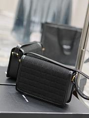 kitlife SAINT LAURENT Solferino Small suede crossbody bag - 23x16x6 cm - 2