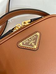 kitlife Prada Odette leather brown mini-bag - 18.5 x 13 x 6.5 cm USD 350.00  - 5