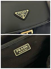 Kitlife Prada Re-Nylon and brushed leather backpack Black - 20.5 x 25 x 11.5 cm - 4