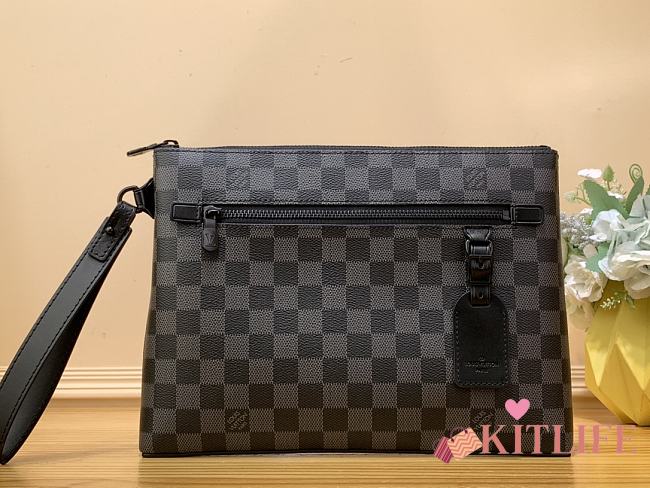 Kitlife Louis Vuitton Takeoff Damier Infini Bag - 30 x 22 x 5 cm - 1