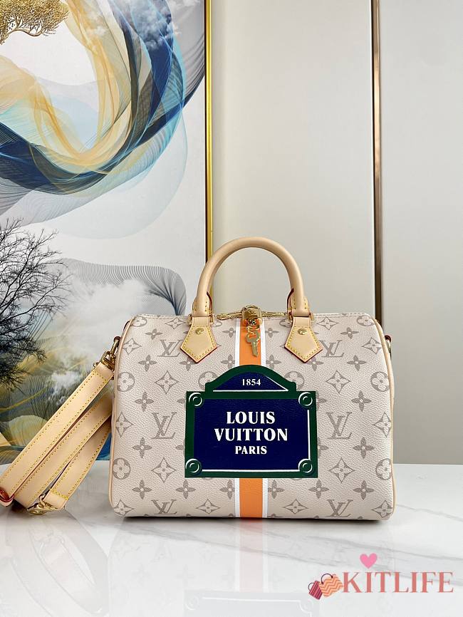 Louis vuitton Speedy Bandoulière 25 Beige/Ocher - M46749 - 25 x 19 x 15 cm - 1