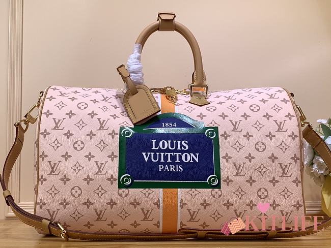 Louis vuitton Speedy Bandoulière 45 Beige/Ocher - M46749 - 25 x 19 x 15 cm - 1