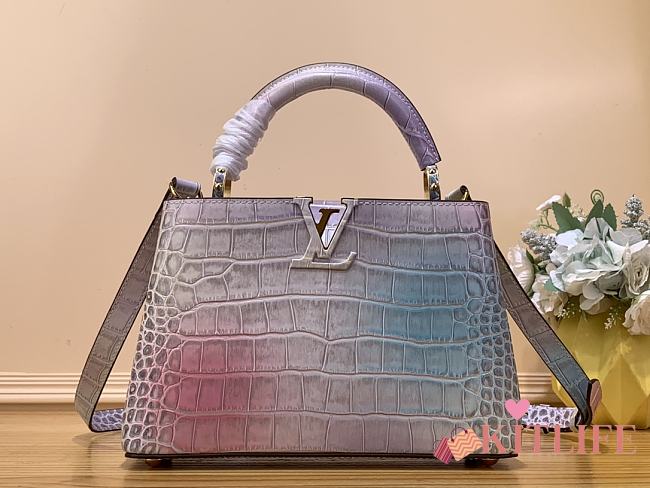 kiltife Louis Vuitton Capucines mini Monogram Flower bag -N48865 - 27x18x9 cm - 1