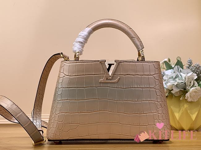 kiltife Louis Vuitton Capucines mini Monogram Flower bag N48866 - 27x18x9 cm - 1