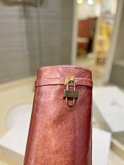 kitlife GIVENCHY Shark Lock Calfskin Leather Knee-hight Boots In Pink - 0001 - 5